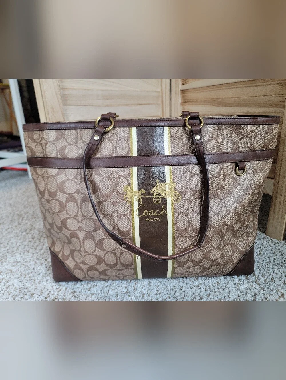 Coach diaper bag